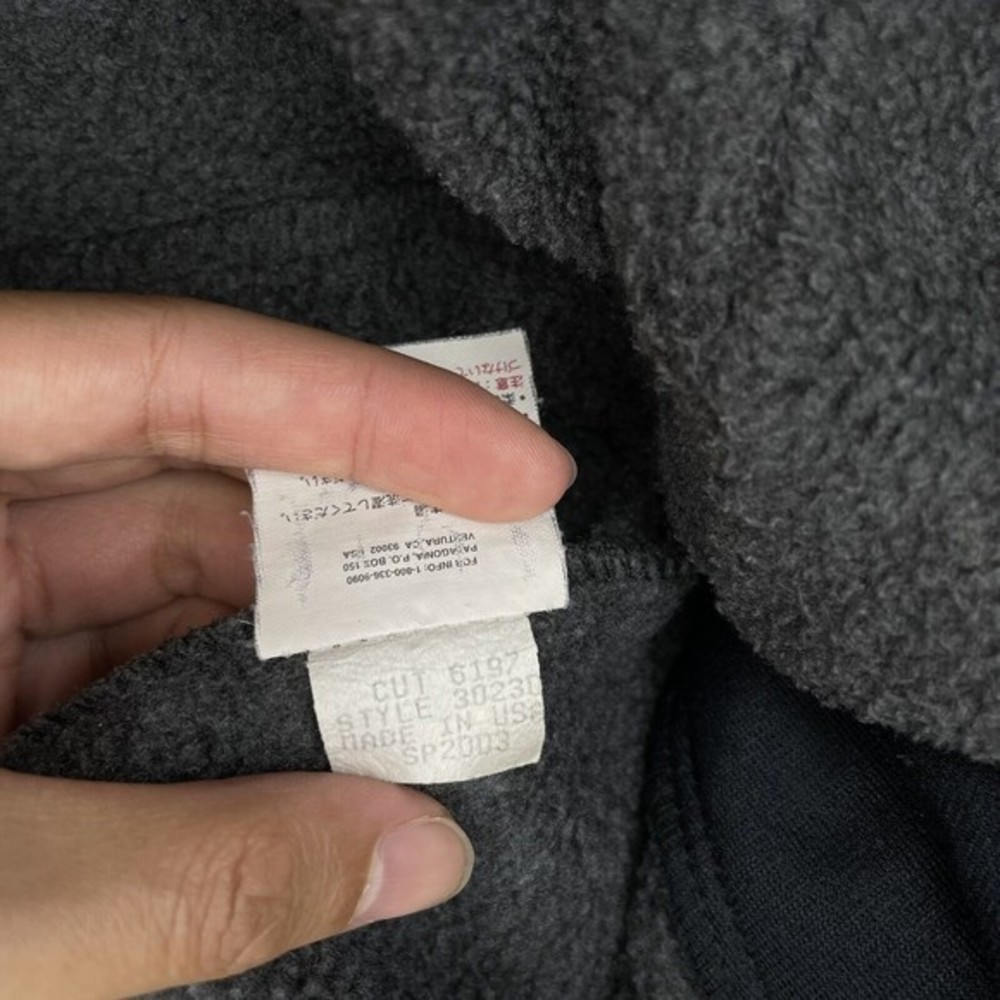 Vintage Patagonia Synchilla Full Zip Jacket‎ Women’s XS Gray Fleece Made in USA - Picture 8 of 10